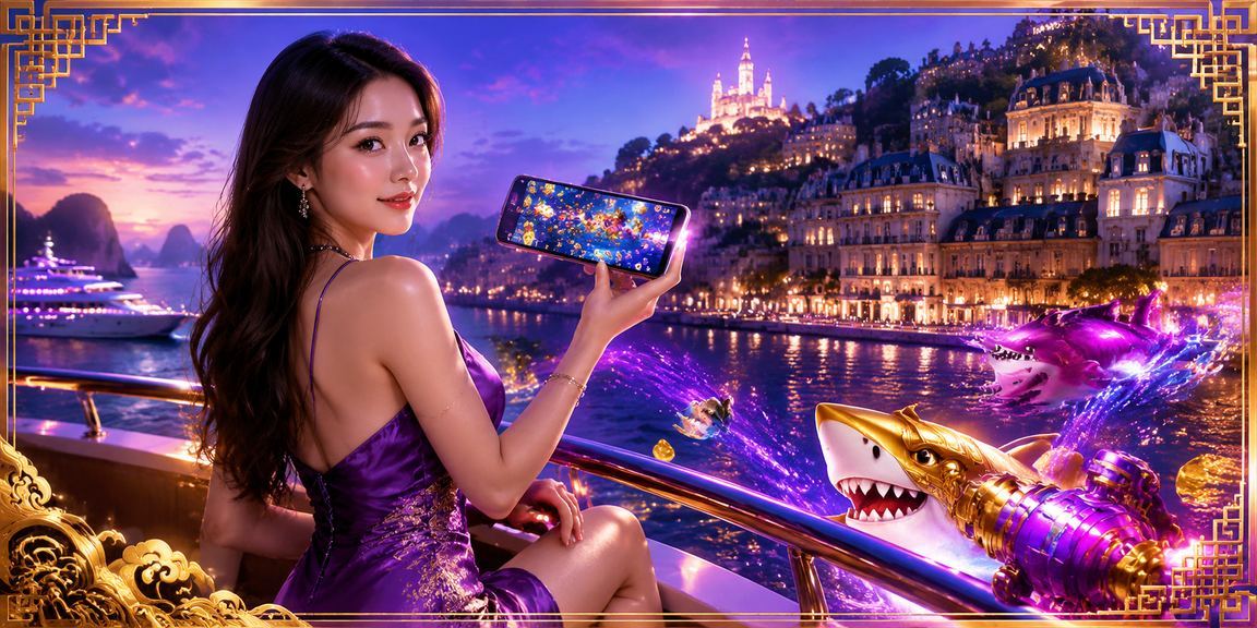 Trò chơi bắn cá neon rực rỡ tại Đà Lạt với người chơi tập trung màn hình