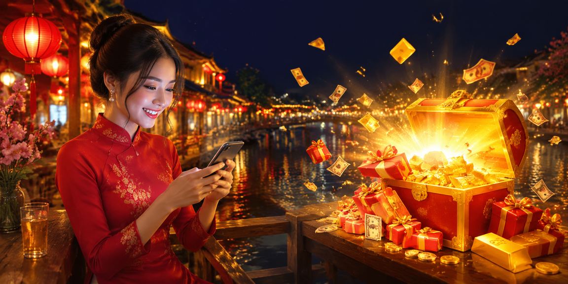 Người dùng Hà Nội truy cập ứng dụng cá cược trên điện thoại tại chợ đêm sầm uất